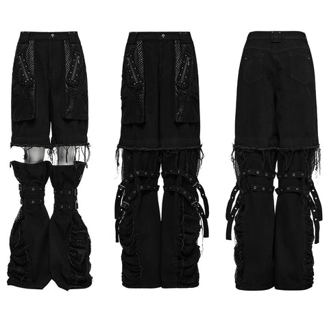 Punk abnehmbare dekadente Hose