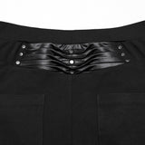 Punk 3D Plissee-Leggings