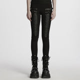Punk 3D Plissee-Leggings