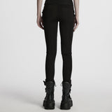 Punk 3D Plissee-Leggings