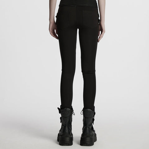 Punk 3D Plissee-Leggings