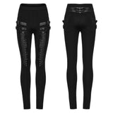 Punk 3D Plissee-Leggings