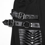 Punk 3D Plissee-Leggings