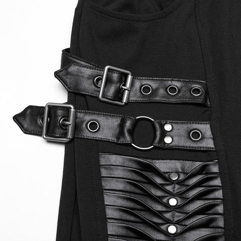 Punk 3D Plissee-Leggings