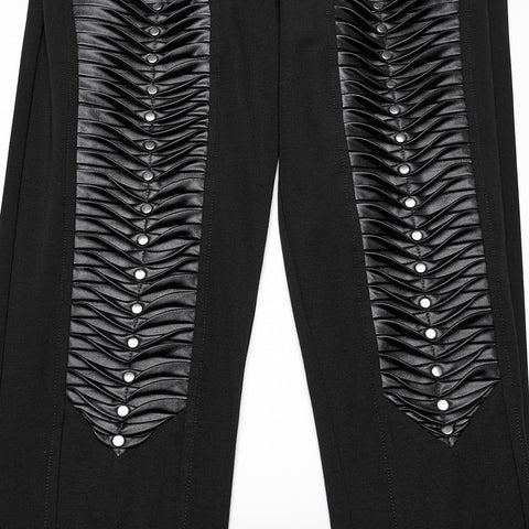 Punk 3D Plissee-Leggings