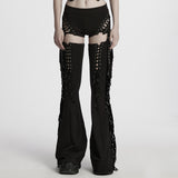 Punk-Hose mit abnehmbarer Quaste