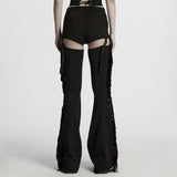 Punk-Hose mit abnehmbarer Quaste