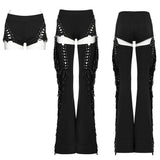 Punk-Hose mit abnehmbarer Quaste