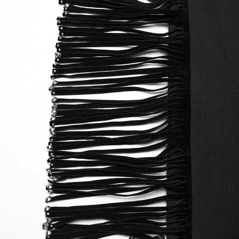 Punk-Hose mit abnehmbarer Quaste