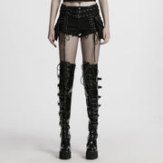 Punk-Stretch-Denim-Hohlshorts
