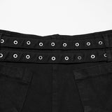 Punk-Stretch-Denim-Hohlshorts