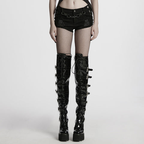 Punk-sexy Jeansshorts