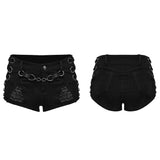 Punk-sexy Jeansshorts