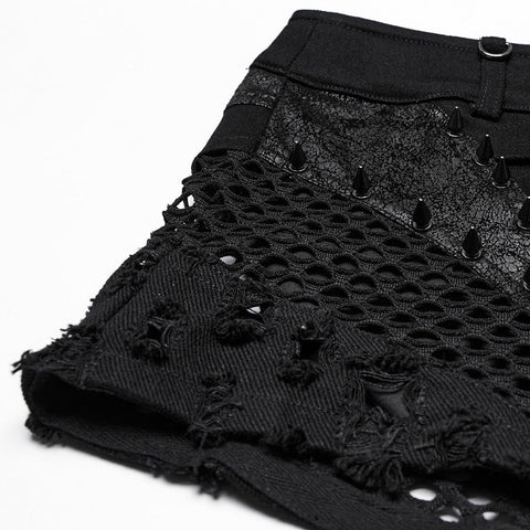 Punk-Zweiteiler-Rock-Shorts