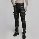 Metal-Punk-Stretchhose