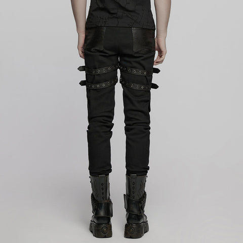 Metal-Punk-Stretchhose