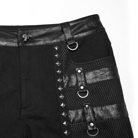 Metal-Punk-Stretchhose