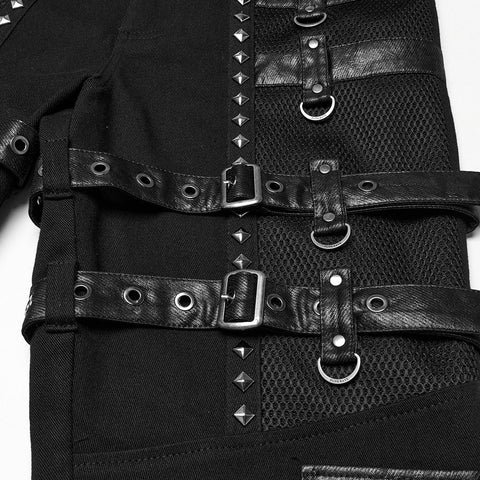 Metal-Punk-Stretchhose