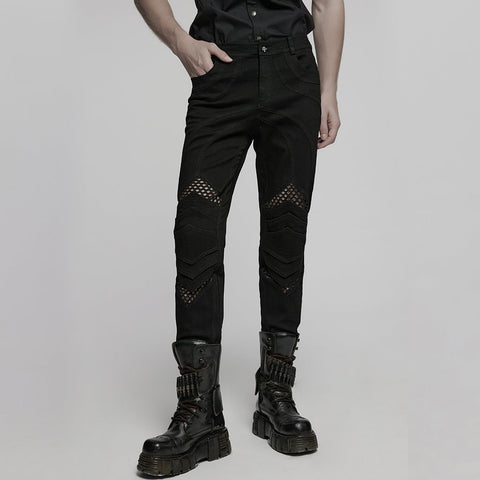 Enge Hose mit Punk-Struktur