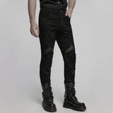 Enge Hose mit Punk-Struktur