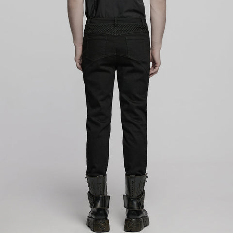 Enge Hose mit Punk-Struktur