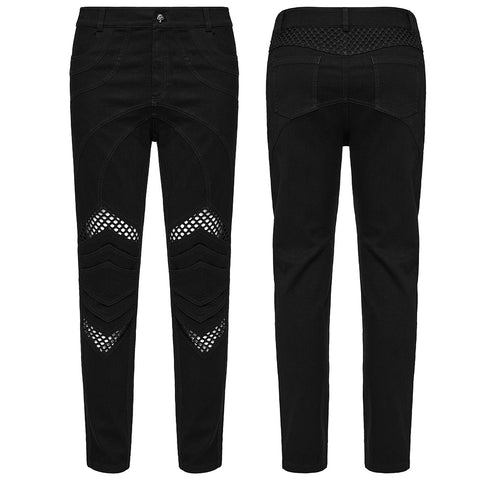 Enge Hose mit Punk-Struktur