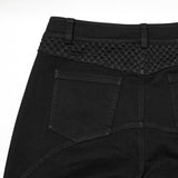 Enge Hose mit Punk-Struktur