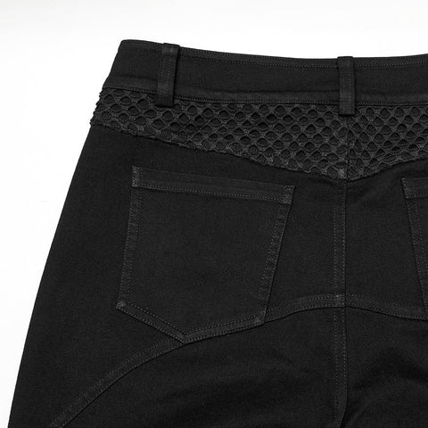 Enge Hose mit Punk-Struktur