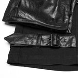 Punk-Oversize-Shorts mit Falten
