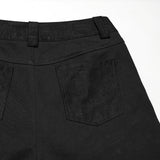 Punk Metallic Gerade Hose