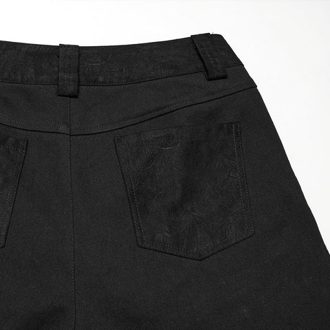 Punk Metallic Gerade Hose