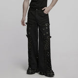 Punk Metallic Gerade Hose