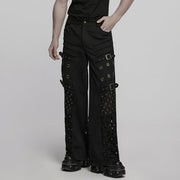 Punk Metallic Gerade Hose