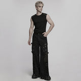 Punk Metallic Gerade Hose