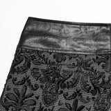 Goth Palace bestickte Anzughose