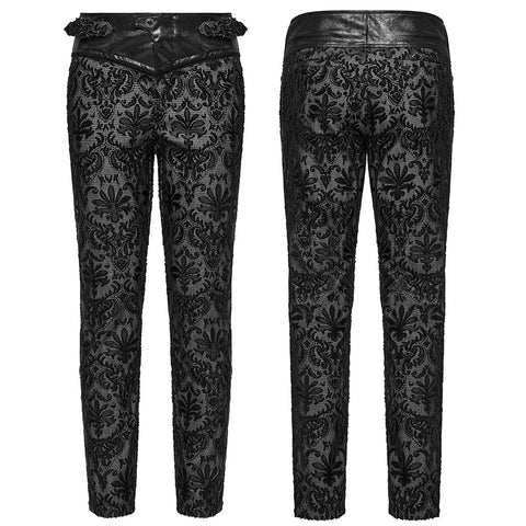Goth Palace bestickte Anzughose