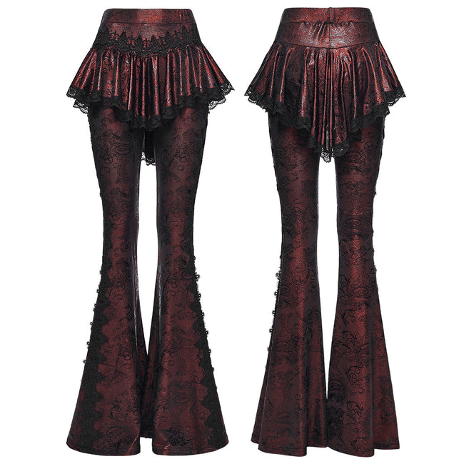 Gothic Schlagrockhose