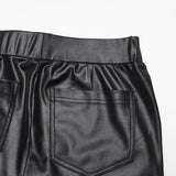 Punk-Leggings mit gekreuzten Bündchen