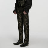 Gothic Retro Jacquard bestickte Hose