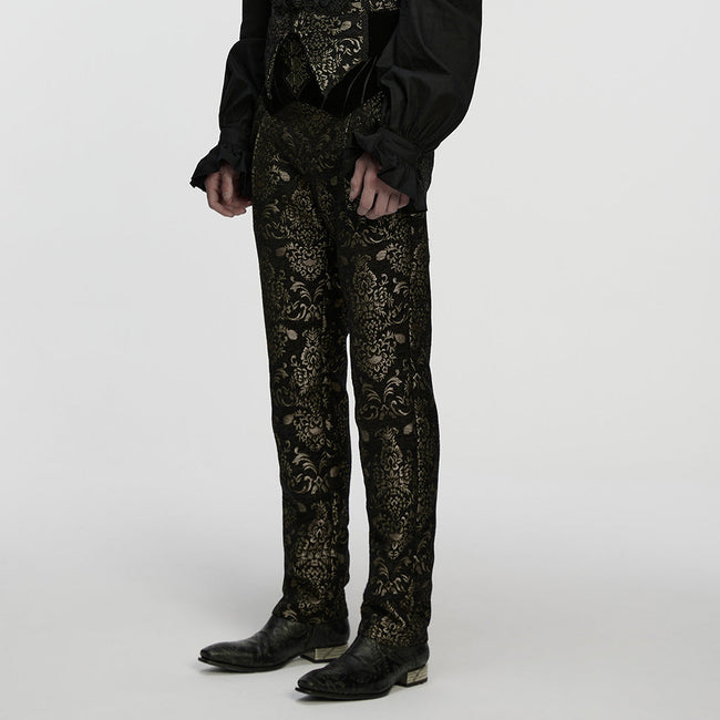 Gothic Retro Jacquard bestickte Hose