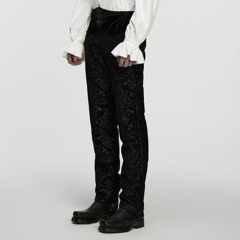 Gothic Retro Jacquard bestickte Hose