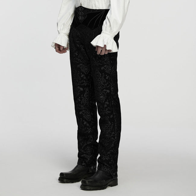 Gothic Retro Jacquard bestickte Hose