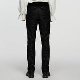 Gothic Retro Jacquard bestickte Hose