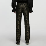 Gothic Retro Jacquard bestickte Hose