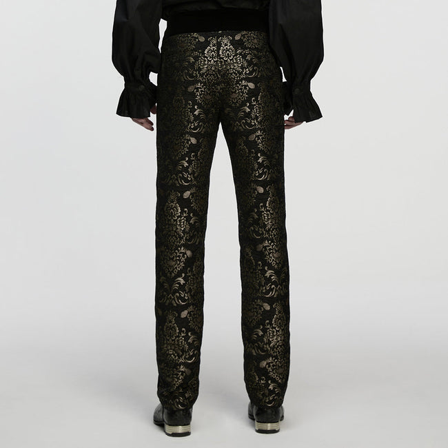 Gothic Retro Jacquard bestickte Hose
