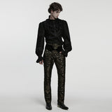 Gothic Retro Jacquard bestickte Hose