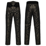 Gothic Retro Jacquard bestickte Hose