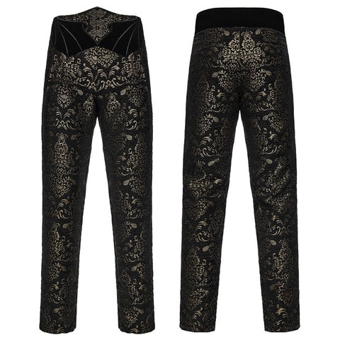 Gothic Retro Jacquard bestickte Hose
