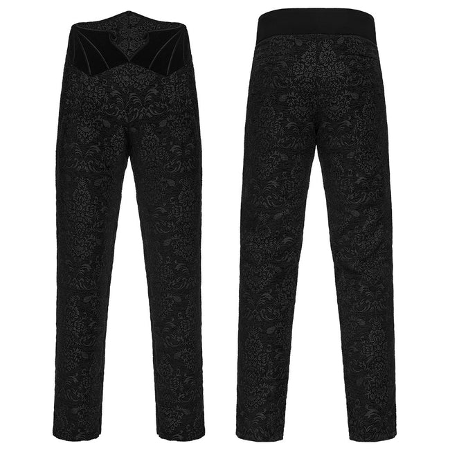 Gothic Retro Jacquard bestickte Hose