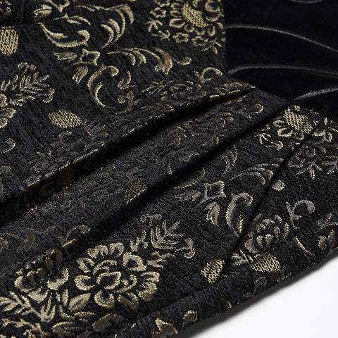 Gothic Retro Jacquard bestickte Hose